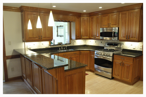 Cherry Hardwood Kitchen Cabinetry